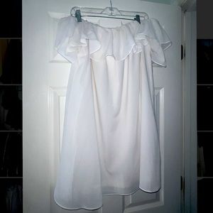 White off the shoulder Dress